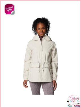 Waterproof Fleece Lined Rain Jacket Hooded Anorak Women's